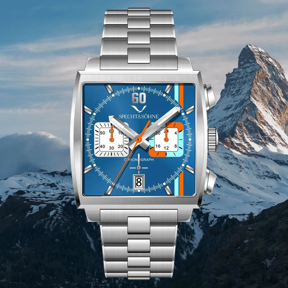 Specht & Söhne 2026 New Arrivals Hot Selling Fashion Men's Watches Stainless Steel Japan VK63 Chronograph Quartz Wristwatch