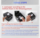Ticket Dispenser 57mm Label Receipt Take Number Machine and Restaurant Pagers Queue Call Management System Restaurant Equipments