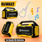 Dewalt Electric Portable Speaker Wireless Bluetooth-compatible Subwoofer Outdoor Construction Site Waterproof Loudspeaker Stereo
