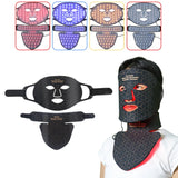 4 Colors Silicone LED Face Mask LED Red Light Photon Infrared Therapy Flexible Facial Mask Repair Skin Brighten Skin Tone