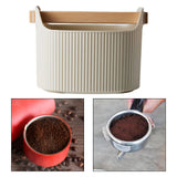 Coffee Grind Knock Box with Detachable Knock Bar Knock Coffee Ground Dump Bin for Coffee Shop Espresso Restaurant Bar Office