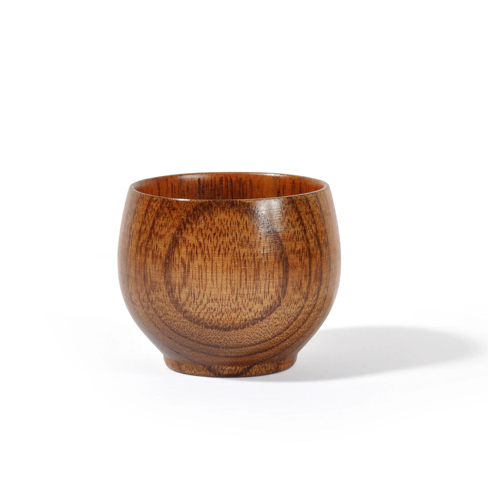 Home Wooden Craft Mini Tea Cup 50ml Coffee Mug
