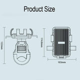 VIKEFON Motorcycle Bicycle Mobile Phone Holder for Electric Vehicle Scooter Cycling Mountain Phone Stand Handlebar Mount