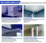 New Food Trailer Mobile Food Truck for Bakery Dairy Products Factory Ice Cream Cart Juice Coffee Kiosk Fully Equipped