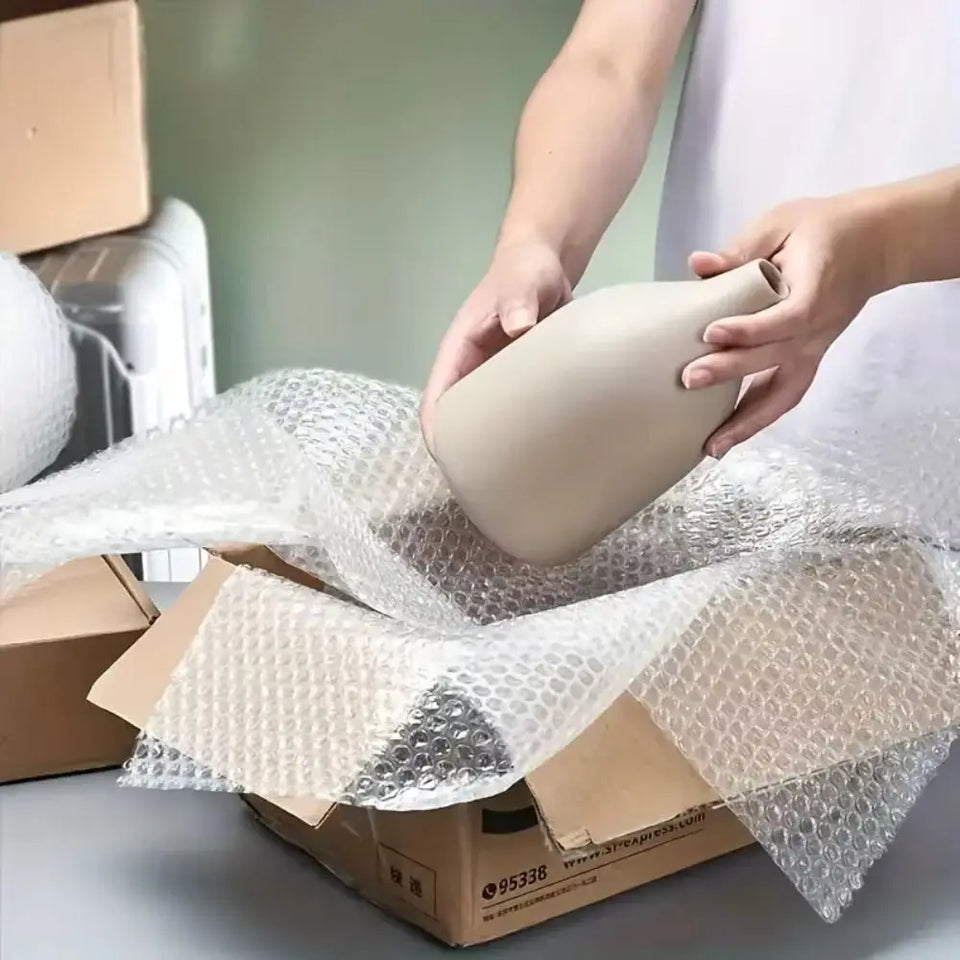 Shockproof Foam Packaging Double Layer Padding Bubble Film Vibration Protection Bubble Cushioning Wrap Shipping Supplies
