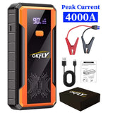 GKFLY 4000A/8000A Car Jump Starter 12V Power Bank Portable Starting Device Car Battery Booster for Gas/Diesel 5L/3L