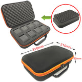 8 Slot Watch Box Sponge Watch Storage Organizer Protective Safety Canvas Shockproof EVA Storage Case for Most Watches