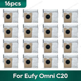 Compatible for Eufy Omni C20 Accessories Dust Bag Hepa Filter Roller Side Brush Mop Cloth Spare Parts