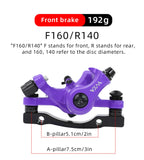Bicycle Disc Brake Aluminum Alloy Mechanical Wire Pull Disc Brake MTB Bike MT200 160/180MM Caliper Hydraulic Disc Brake
