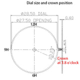 45mm Men Watches Case Skx007 Skx009 Skx013 Skx Mod Sapphire Glass For Seiko Tuna Turtle NH35 NH36 Movement 28.5mm Dial Hot Sale