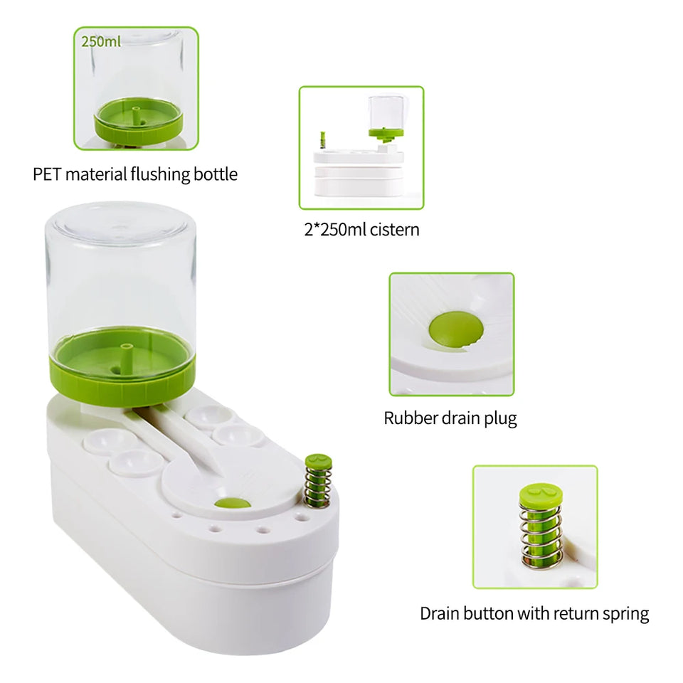 1PC New Paint Brush Cleaner With Drain Button Automatic Water Circulation Paint Brush Cleaning Machine Cleaning Bucket Art Tools