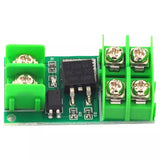 Electronic switch control board, pulse triggered switch module, DC controlled MOSFET optocoupler