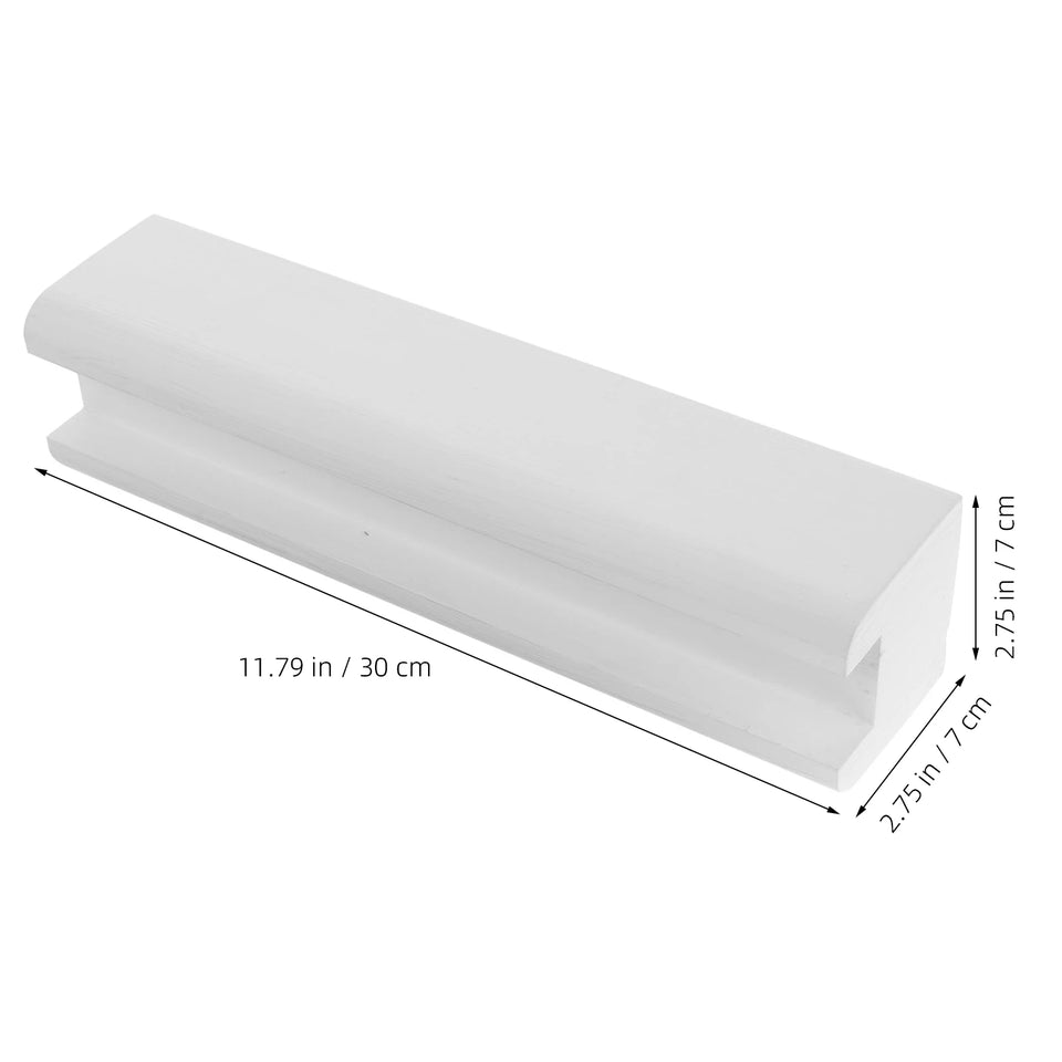 Floor Standing Mirror Support 1Pc Full Length Large Base 25x8 Wood Stand Display Holder Anti Slip Pad Modern Storage Tool
