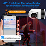 Tuya WiFi Camera 1080P HD Indoor Security Monitor Smart Life APP Real-time Surveillance Camera Supports Two-way Voice Intercom