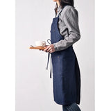 Cotton Denim Aprons Gardening Coffee Shop Kitchen Cooking Baking BBQ Cleaning Painting Restaurant Stylish Design Florist Apron