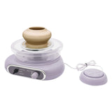 Professional Pottery Wheel Kit-4.7"Turntable Electric Clay Wheel, Adjustable Speed Ceramic Making Machine with 8 Sculpting Tools