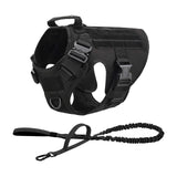 Tactical Dog Harness Collar Leash Molle Pouches For Medium Large Dogs Pet German Shepherd Training Walking Vest Dog Harnesses