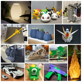 KINGROON 5KG(11LBS) PLA PETG HS-PLA HS-PETG Filament 1.75mm High Speed 3D Printer Material Matte PLA 1kg*5 Roll Mix Color New
