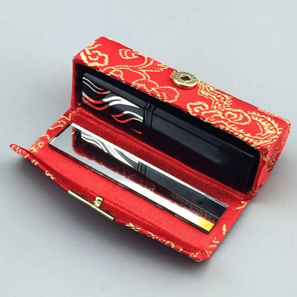 Color Packing Boxes Retro Cosmetic Bags Embroidered Flower Storage Box Lipstick Case Lipstick Holder Packaging Box Lipstick Box