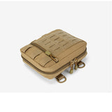 1000d Nylon Molle Admin Drop Pouch Bag, Laser Cut Utility Pouch Modular EMT EDC Organizer Cell Phone Tool Waist Pouch Bag