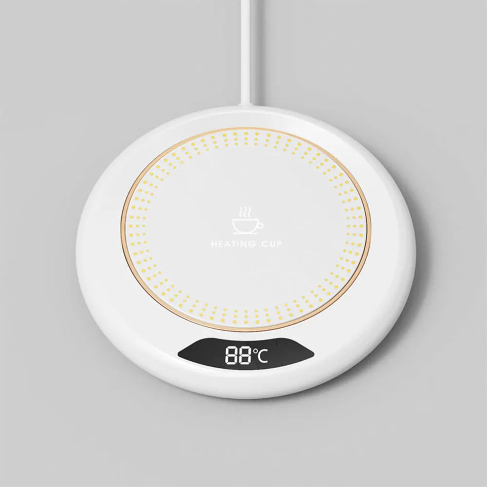 USB Coffee Mug Warmer 3 Temperature Setting Electric Beverage Warmer Coffee Warmer Plate for Hot Coffee Tea and Milk