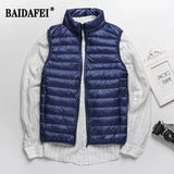 Plus Size 5xl 6xl 7xl Men's Lightweight Water-Resistant Packable Puffer Vest 2024 New Arrivals