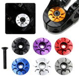 MTB Road Bike Stem Headset Top Cap Cover Aluminium Alloy Bike Headset Cover for Fork Head Tube Cycling Accessories