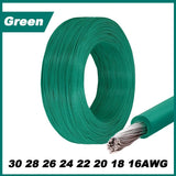 2~50m Electronic Wire UL1007 30 28 26 24 22 20 18 16AWG 300V LED Lamp Lighting Connect Line PVC Insulated Tinned Copper Cable