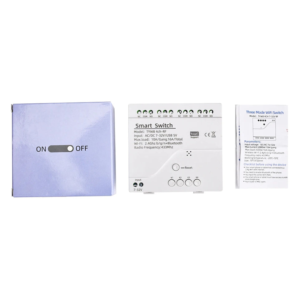 DC 5V-32V Intelligence WiFi Relay Module 5V 12V 24V Wireless WIFI Module Things Smart Home Remote Control Switch