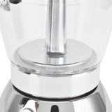 4 Cups Moka Pot Stainless Steel Coffee Pot Quickly Make Espresso Italian Coffee Machine Home Brewing Kettle for Electric Stove