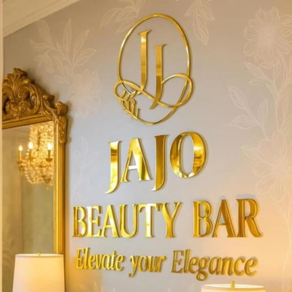 Custom 3D Metal Letters Business Logo Commercial Storefront Sign Office Clinic Spa Nail Company Signboard  Metal Channel Letters