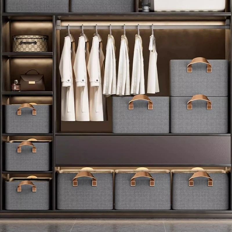 Premium Closet Organizer Box for Clothes And Pants - Layered Storage Basket for Neat Wardrobe Home Must-Have