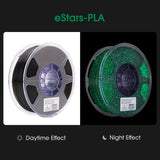 eSun Luminous Star PLA Filament 1KG 1.75mm 3D Printer Filament Glow in the Dark 3D Filament eStars Luminous PLA Filament