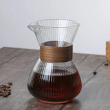 Hand Brewed Glass Coffee Sharing Pot Barista Tools Household Filter Coffee Pot Set Coffeeware Teaware Coffe Accessories