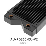 Bykski Azieru AU-RD360-CU-V2 360mm 3x120mm Copper Radiator Water Cooling