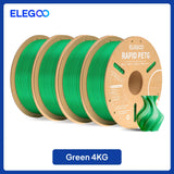 ELEGOO Rapid PETG Filament 1.75mm 1KG,High Speed 30-600mm/s 3D Printer Filament 1kg Fits for Most FDM 3D Printers