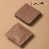 StoBag 200pcs Wholesale Cotton Paper White Packaging Bags Small Heat Sealing for Tea Coffee Powder Storage Pouches Portable