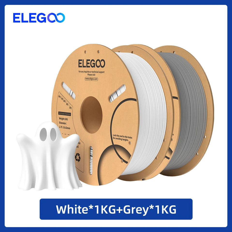 ELEGOO PLA Filament 10KG 1.75mm Plastic 3D PLA for 3D Printer Filament for FDM 3D Printer Elegoo