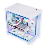 WJCOOLMAN Sky Ceiling PLUS ATX curved glass sea-view room computer case Supports 360-degree water cooling