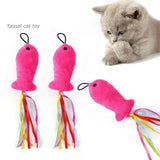 Cat Feather Toy Accessories False Birds Worm Toy with Bell Kitten Cat Toys Interactive Replacement Refill Foam Ball Training
