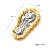 New EDC Sprockets Flywheel Gyro - Antistress Anxiety Metal Bike Chains Fingertip Spinner Fidget Toys For Adult