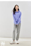 Women Plush Hoodies Sweatshirt 2024 Autumn Long Sleeve Loose Hooded Sweatshirt Versatile Leisure Multicolor Warm Pullover Tops