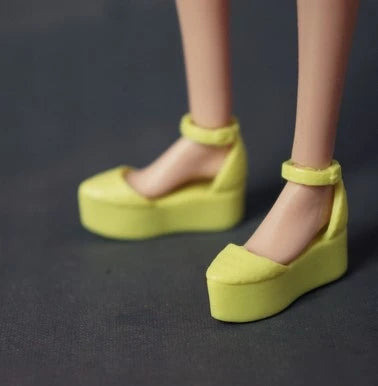 Doll toy accessories shoes high heels black shoes for your BB dolls BBIA31
