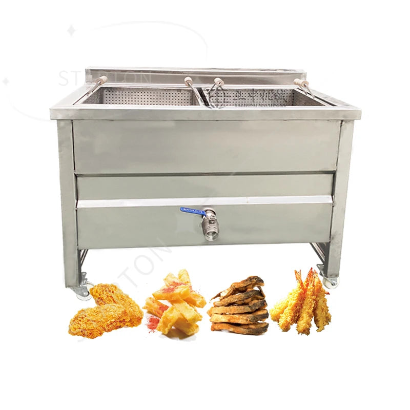 Commercial Use Food Grade Stainless Steel  French Fries Fryer for Small Business