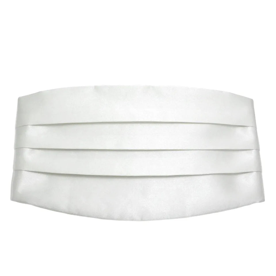 Gentleman Solid Wide Silk Satin Elastic Belly Band Tuxedo Cummerbund Commercial Banquet Model Business  Without Bowtie