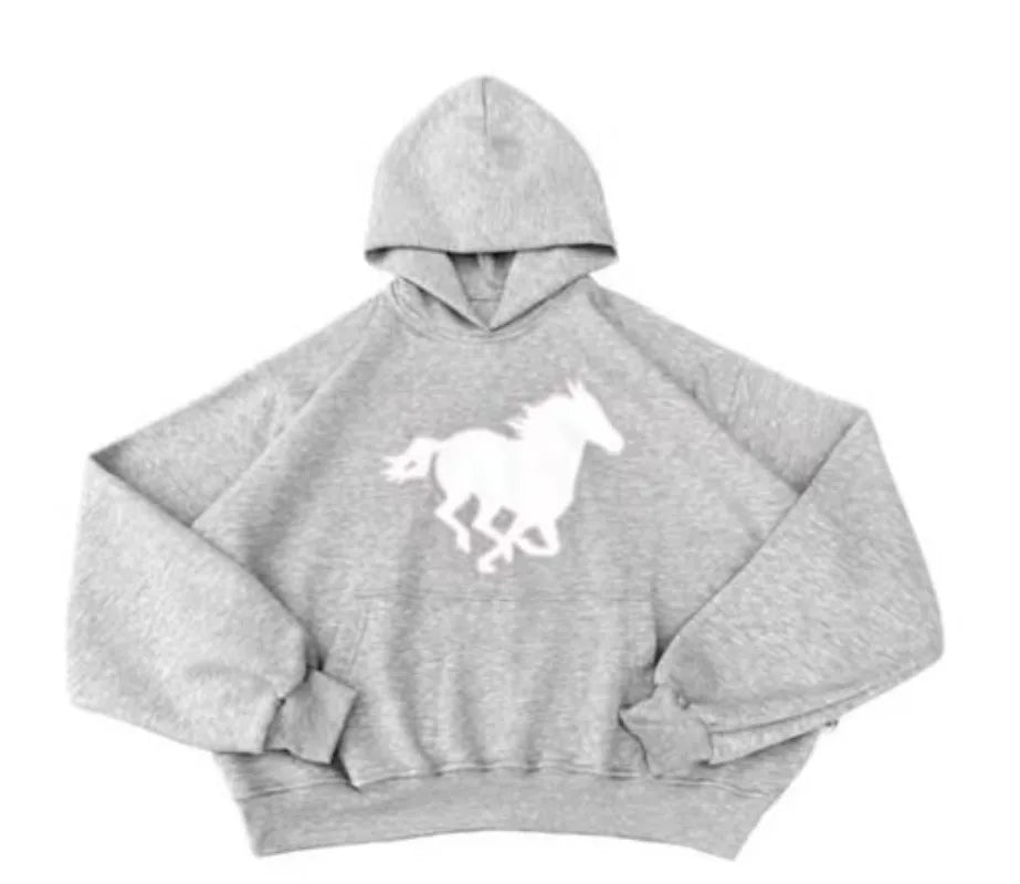 High street fashion casual retro men pullover American brand design Harajuku graphic clothing oversized loose trend sweatshirt