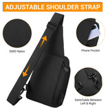Concealed Carry Bag Tactical Crossbody Sling Backpack Shoulder Gun Holster Bag Chest Pack EDC Pouch Pistol Holster Bag Hunting