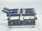 1800W Electric 3-Piece Waffle Machine – Cute Cartoon Shape, Open Mouth, Taiyaki & Ice Cream Maker