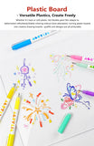 GuangNa 12 Colors/box Direct Liquid Hardhead High-gloss Acrylic Marker, for Student Notebook Writing, DIY Painting Graffiti