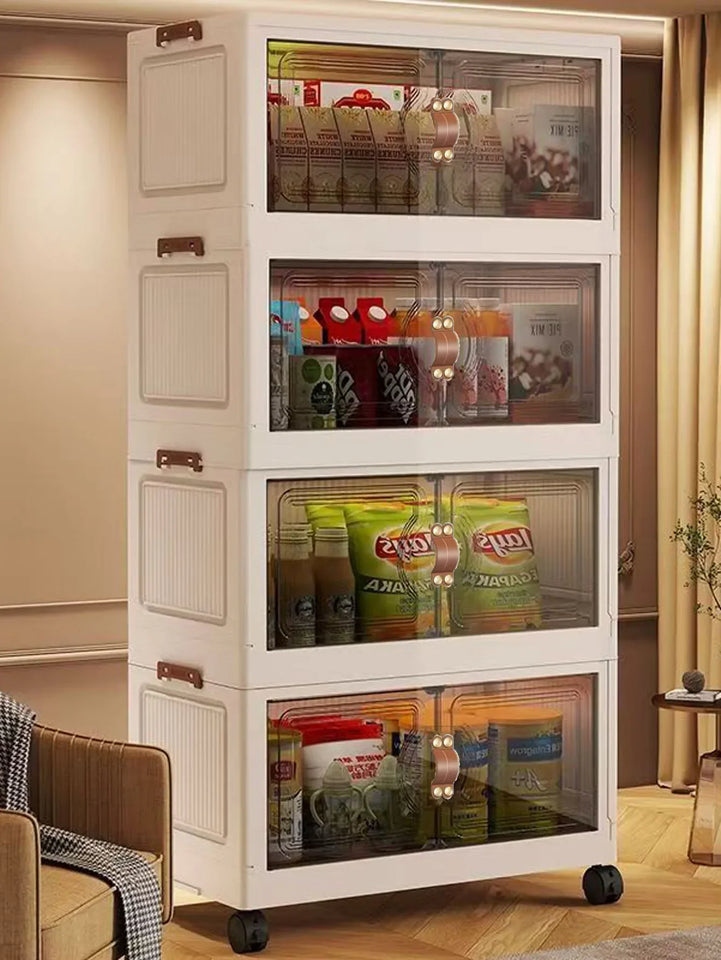 Multilayer Storage Closet Organizer for Multi-scene Use Home Organization Solution for Closets Pantry Or Garage